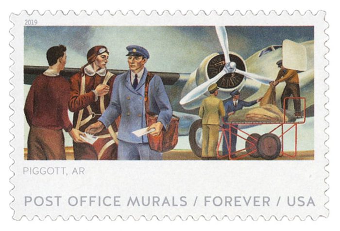 Post Office Murals Pane First-Class Mail Forever Postage Stamps 5 Booklets (10PCS/Booklet) - Image 5