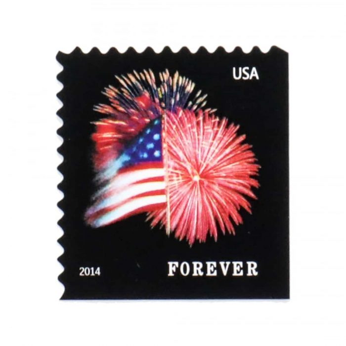 100 USPS 2014 US First-Class Forever Stamp - The Star Spangled Banner 100Pcs/Pack