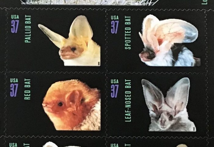 100 United States Postal Service Night Friends American Bats Stamps 5 Sheets (20Pcs/Booklet) - Image 2