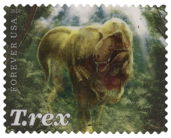 Forever Stamps 2019 First-Class Tyrannosaurus Rex Postage Stamps 5 Booklets (16PCS/Booklet) - Image 5