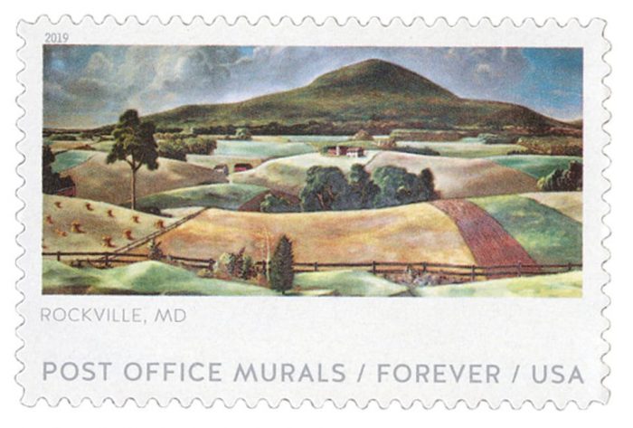 Post Office Murals Pane First-Class Mail Forever Postage Stamps 5 Booklets (10PCS/Booklet) - Image 4