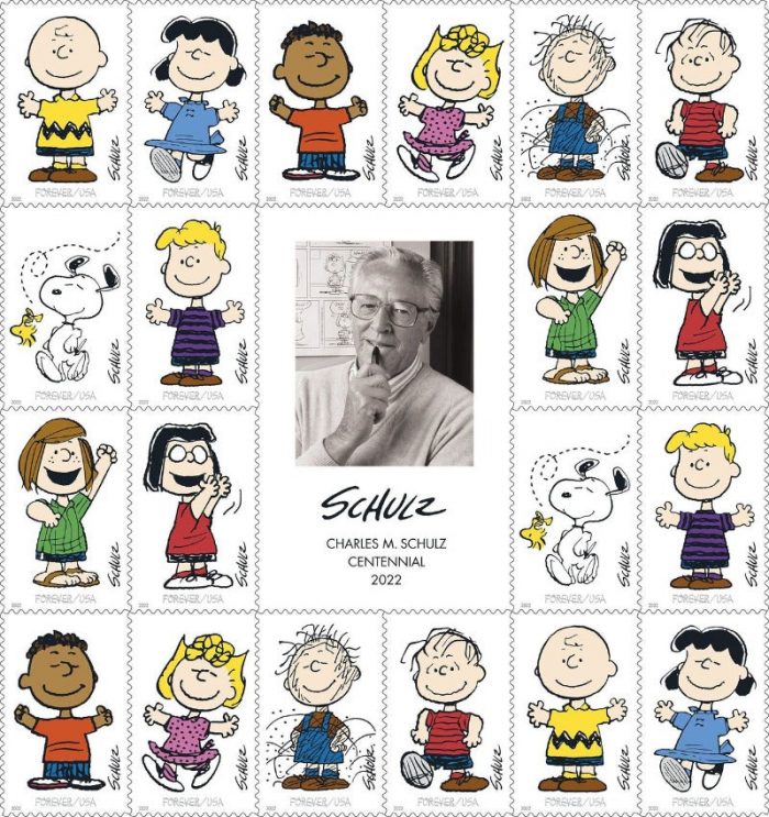 100 USPS Charles Schulz "Peanuts" Forever Stamps - Booklet of 20 Postage Stamps - Image 2